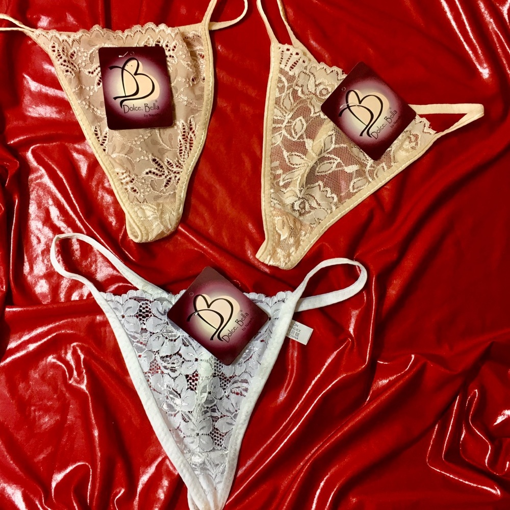 Thong lace .Size S. NWT.(Set of 3).